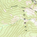 United States Geological Survey Crater Lake, MT (1964, 24000-Scale) digital map