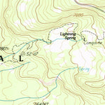 United States Geological Survey Crater Lake West, OR (1985, 24000-Scale) digital map