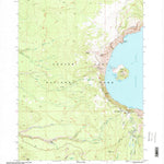 United States Geological Survey Crater Lake West, OR (1997, 24000-Scale) digital map