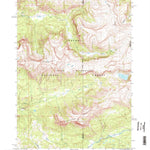 United States Geological Survey Crater Lake, WY (1996, 24000-Scale) digital map