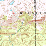 United States Geological Survey Crater Lake, WY (1996, 24000-Scale) digital map