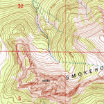 United States Geological Survey Crater Lake, WY (1996, 24000-Scale) digital map