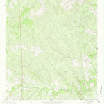 United States Geological Survey Crater Ridge, TX (1963, 24000-Scale) digital map