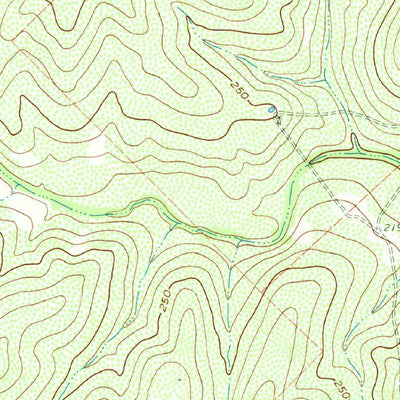 United States Geological Survey Crater Ridge, TX (1963, 24000-Scale) digital map