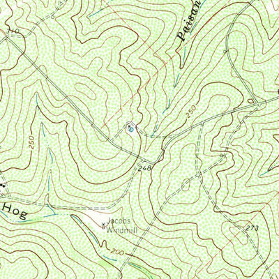United States Geological Survey Crater Ridge, TX (1963, 24000-Scale) digital map