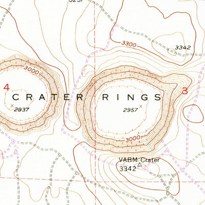 United States Geological Survey Crater Rings, ID (1956, 24000-Scale) digital map