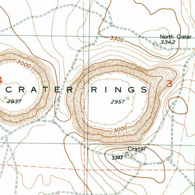 United States Geological Survey Crater Rings, ID (1992, 24000-Scale) digital map
