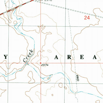 United States Geological Survey Crater Rings SW, ID (1992, 24000-Scale) digital map