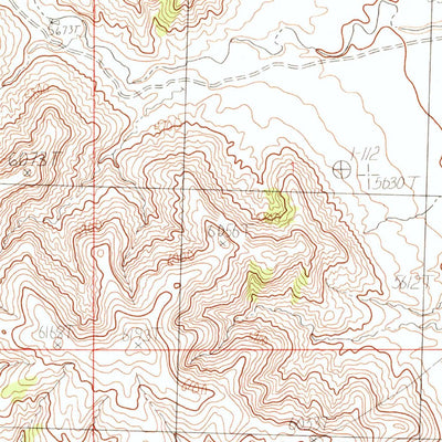 United States Geological Survey Crater Sink, WY (1985, 24000-Scale) digital map