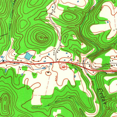 United States Geological Survey Cravens, KY (1962, 24000-Scale) digital map