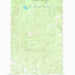 United States Geological Survey Crawfish Lake, WA (1989, 24000-Scale) digital map