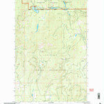 United States Geological Survey Crawfish Lake, WA (2001, 24000-Scale) digital map