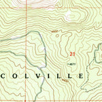 United States Geological Survey Crawfish Lake, WA (2001, 24000-Scale) digital map