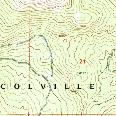 United States Geological Survey Crawfish Lake, WA (2001, 24000-Scale) digital map