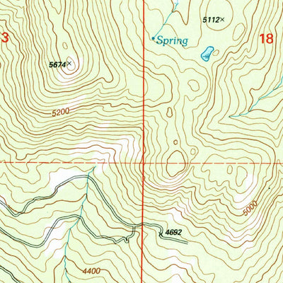United States Geological Survey Crawfish Lake, WA (2001, 24000-Scale) digital map