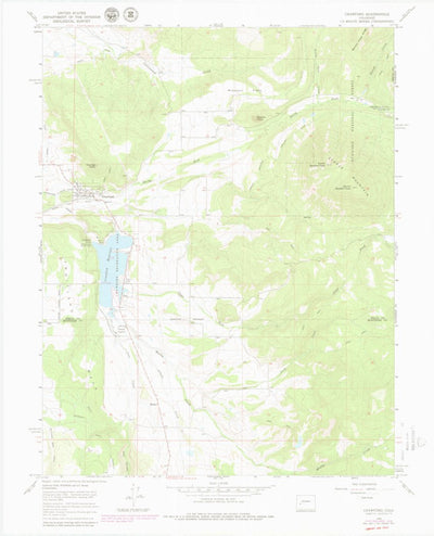 United States Geological Survey Crawford, CO (1965, 24000-Scale) digital map