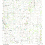 United States Geological Survey Crawford East, MS (1987, 24000-Scale) digital map
