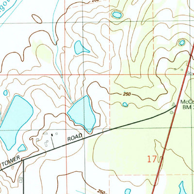 United States Geological Survey Crawford East, MS (1987, 24000-Scale) digital map