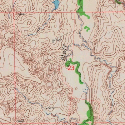 United States Geological Survey Crawford, KS (1964, 24000-Scale) digital map