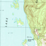 United States Geological Survey Crawford Lake, ME (1990, 24000-Scale) digital map