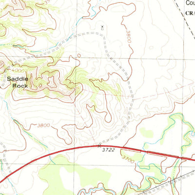 United States Geological Survey Crawford, NE (1980, 24000-Scale) digital map