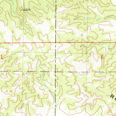 United States Geological Survey Crawford, NE (1980, 24000-Scale) digital map