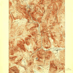 United States Geological Survey Crawford Notch, NH (1895, 62500-Scale) digital map