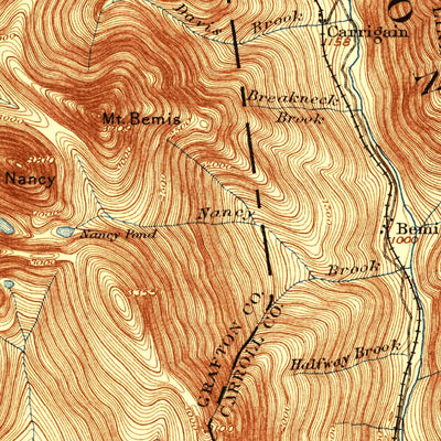 United States Geological Survey Crawford Notch, NH (1895, 62500-Scale) digital map