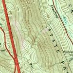 United States Geological Survey Crawford Notch, NH (1995, 24000-Scale) digital map