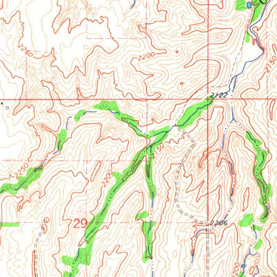 United States Geological Survey Crawford, OK (1965, 24000-Scale) digital map