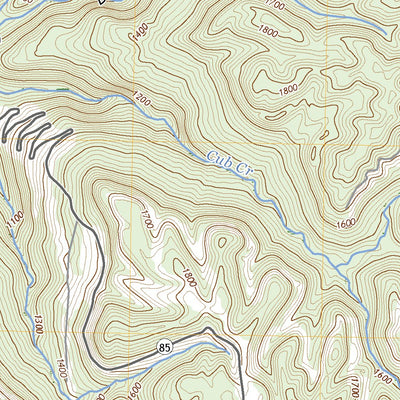 United States Geological Survey Crawford, TN (2022, 24000-Scale) digital map