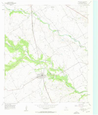 United States Geological Survey Crawford, TX (1957, 24000-Scale) digital map