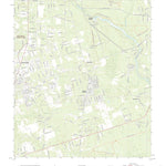 United States Geological Survey Crawfordville East, FL (2021, 24000-Scale) digital map