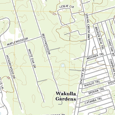 United States Geological Survey Crawfordville East, FL (2021, 24000-Scale) digital map
