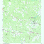 United States Geological Survey Crawfordville, GA (1966, 24000-Scale) digital map