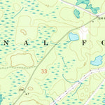 United States Geological Survey Crawfordville West, FL (1972, 24000-Scale) digital map