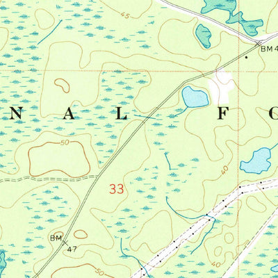 United States Geological Survey Crawfordville West, FL (1972, 24000-Scale) digital map