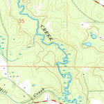United States Geological Survey Crawfordville West, FL (1972, 24000-Scale) digital map