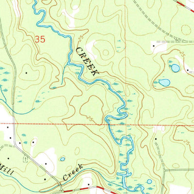 United States Geological Survey Crawfordville West, FL (1972, 24000-Scale) digital map