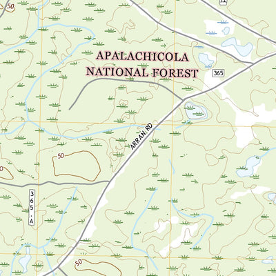 United States Geological Survey Crawfordville West, FL (2021, 24000-Scale) digital map