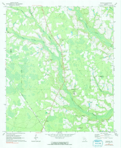 United States Geological Survey Crawley, GA (1971, 24000-Scale) digital map