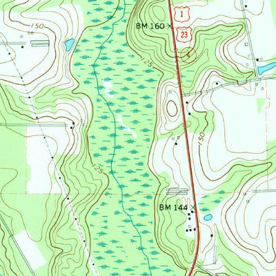 United States Geological Survey Crawley, GA (1971, 24000-Scale) digital map