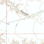 United States Geological Survey Crazyman Coulee, MT (1971, 24000-Scale) digital map