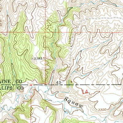 United States Geological Survey Crazyman Coulee, MT (1971, 24000-Scale) digital map