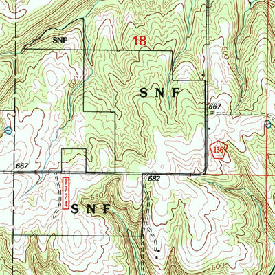 United States Geological Survey Creal Springs, IL (1996, 24000-Scale) digital map