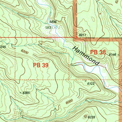 United States Geological Survey Cream Pots, UT (2001, 24000-Scale) digital map