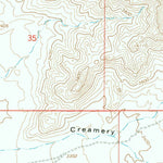 United States Geological Survey Creamery Canyon, AZ (1967, 24000-Scale) digital map