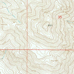 United States Geological Survey Creamery Canyon, AZ (1967, 24000-Scale) digital map