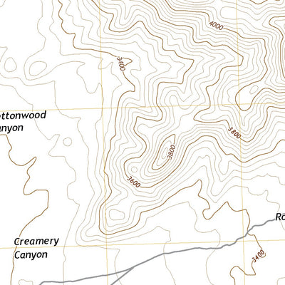 United States Geological Survey Creamery Canyon, AZ (2021, 24000-Scale) digital map
