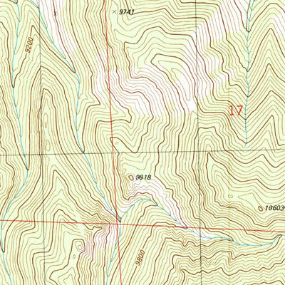 United States Geological Survey Creede, CO (1986, 24000-Scale) digital map